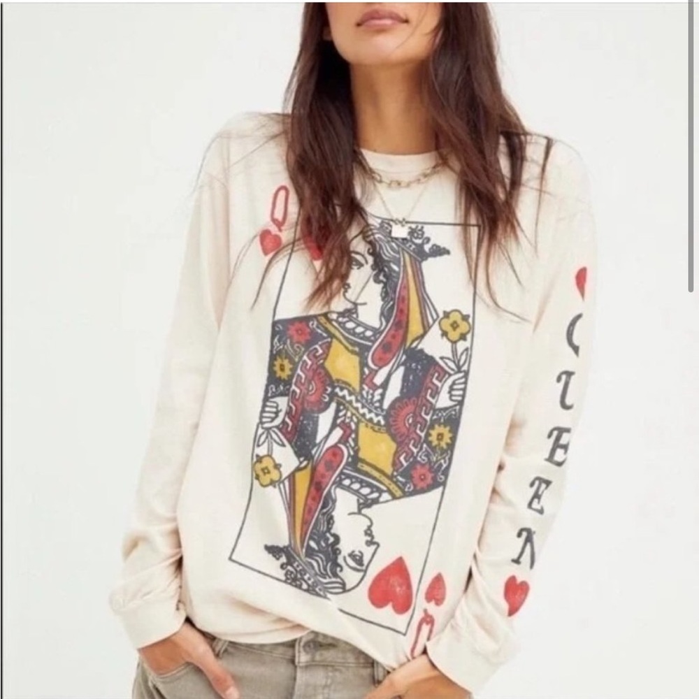 Queen of hearts long sleeve- free people (day dreamer)